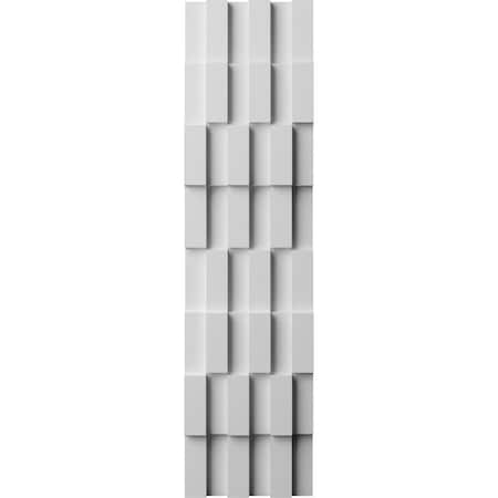 Ekena Millwork 6inW x 24inH x 1inT EdgeCraft Seine Style Seamless Wall Tile, 12PK WPPVC06X24ESE12